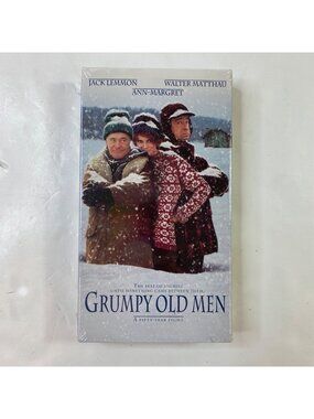 Grumpy Old Men 1993 VHS Classic Comedy Jack Lemmon & Walter Matthau Pre-Owned